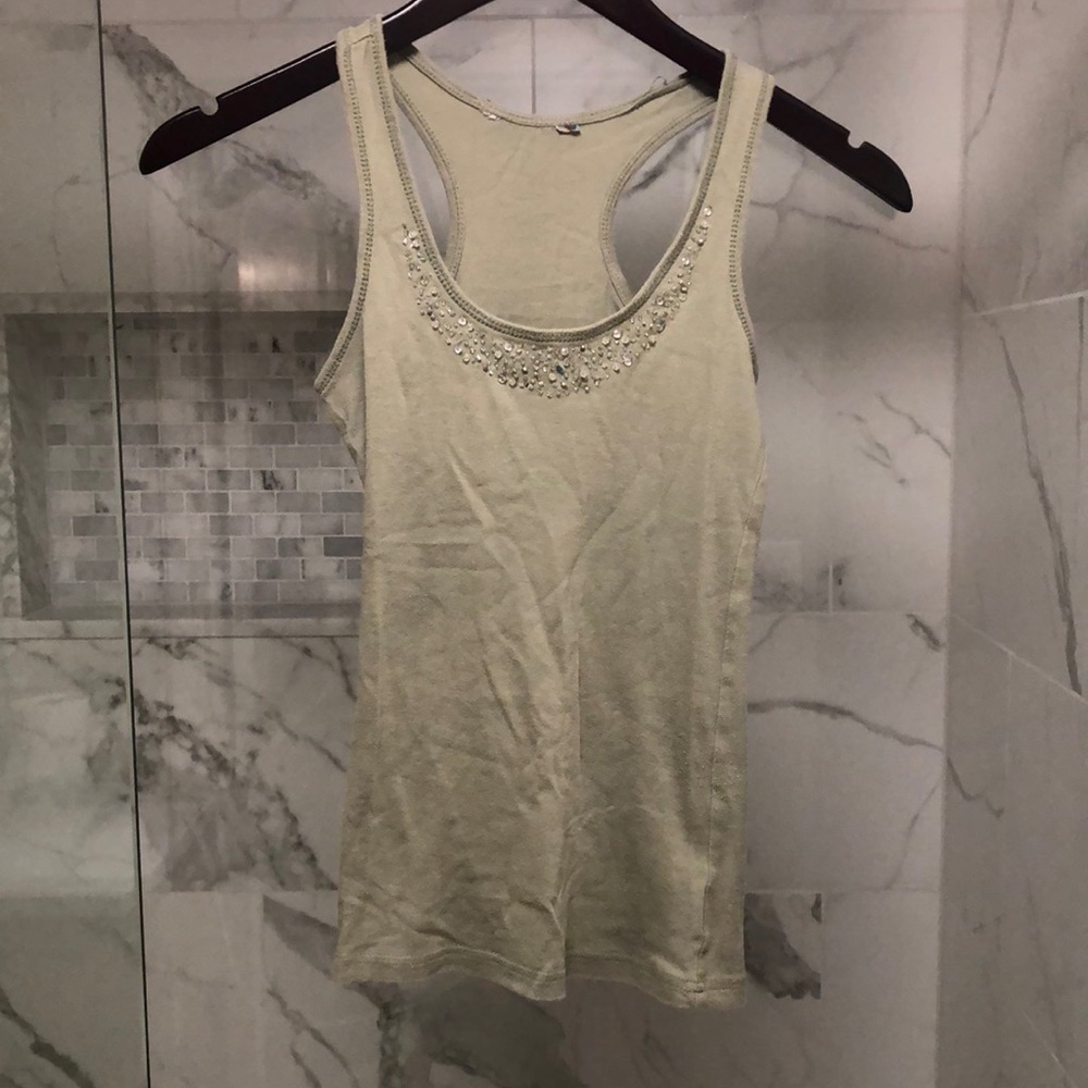 Green Racerback Tank Size Small